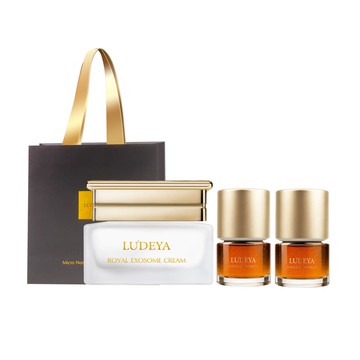 LUDEYA 瑰泌奢潤修護組(瑰泌霜30ml+瑰泌精華12mlx2)