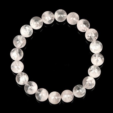 【正佳珠寶】雪花幽靈 櫻粉雪花幽靈 9.4-9.8mm 雪花幽靈手珠