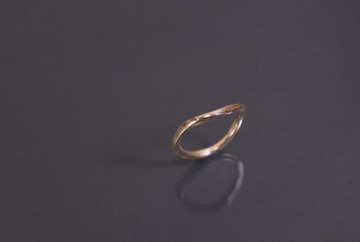 小品系列-方型水波925銀戒