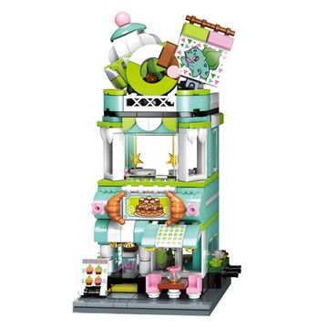 《Qman 啟蒙積木 》keepplay 寶可夢積木 K20207 妙蛙種子的烘培積木  東喬精品百貨