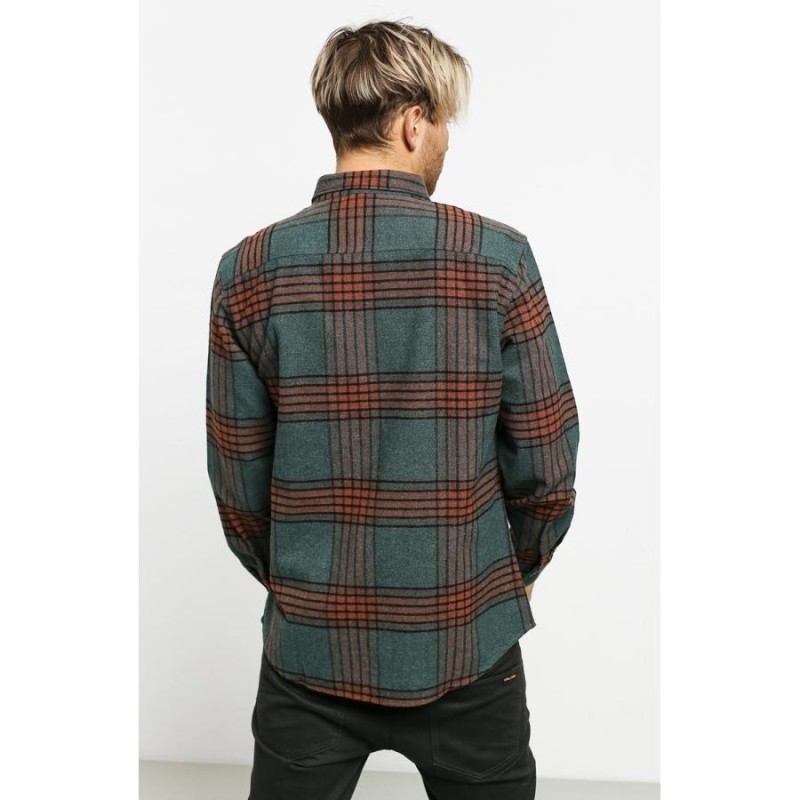 BRIXTON ブリクストン BOWERY L/S FLANNEL BLUE HAZE ブルー チェック