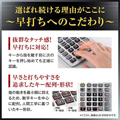 カシオ 本格実務電卓 12桁 日数時間計算 グリーン購入法適合 デスクタイプ DS-20DB-N