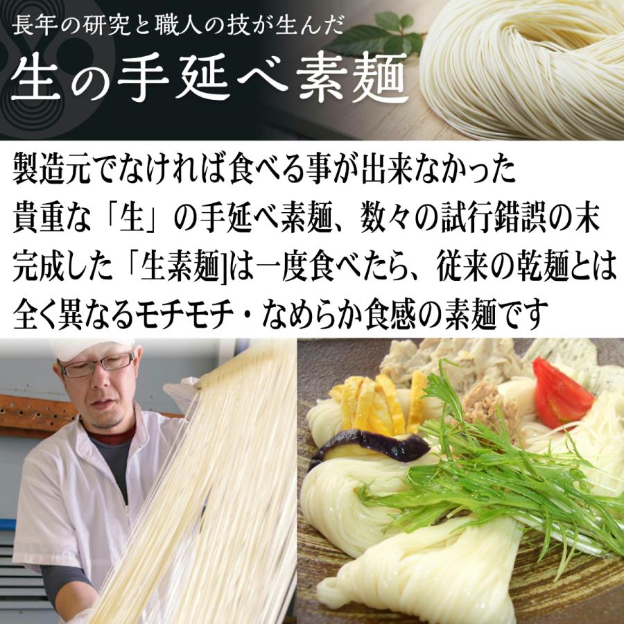 島原 手延べ 生そうめん 800g 島原 麺商ふるせ