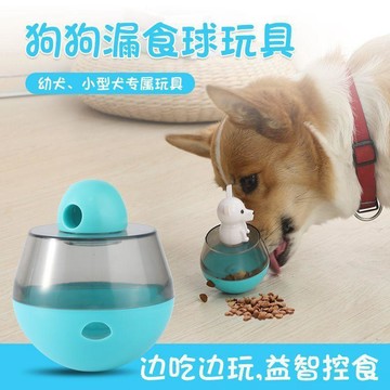 ⚡臺灣出貨⚡寵物狗狗玩具不倒翁漏食球漏食玩具手動貓咪狗狗自嗨解悶餵食器