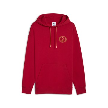 PUMA HP系列圖樣長厚連帽T恤 男女共同