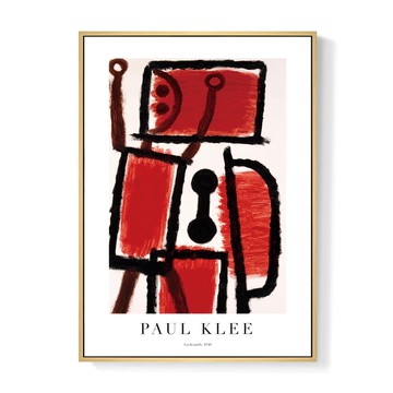 菠蘿選畫所 保羅・克利 鎖匠I AVAR3433D  木色  40 x 30cm