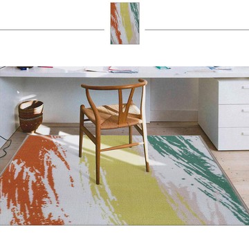 范登伯格 [范登伯格] 創意自然彩度進口地毯-線條 (100x140cm)