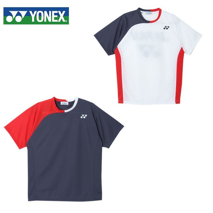 ヨネックス テニスウェア バドミントンウェア Tシャツ 半袖 メンズ レディース 日本代表モデル Japanドライ Yonex 日本バドミントン協会審査合格品 通販 Lineポイント最大0 5 Get Lineショッピング