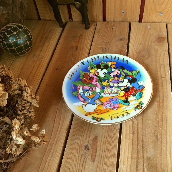 ☆90's ディズニー クリスマスプレート３枚セット ≫90'sヴィンテージ*限定1000枚*Disneyディズニー×IMAIZUMI今泉