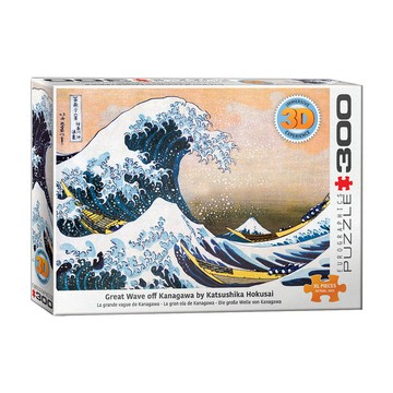 Eurographics拼圖 3D系列-神奈川沖浪裏 (300P)