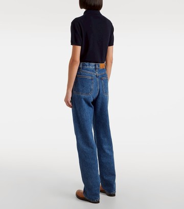 Loro Piana Etienne high-rise straight jeans