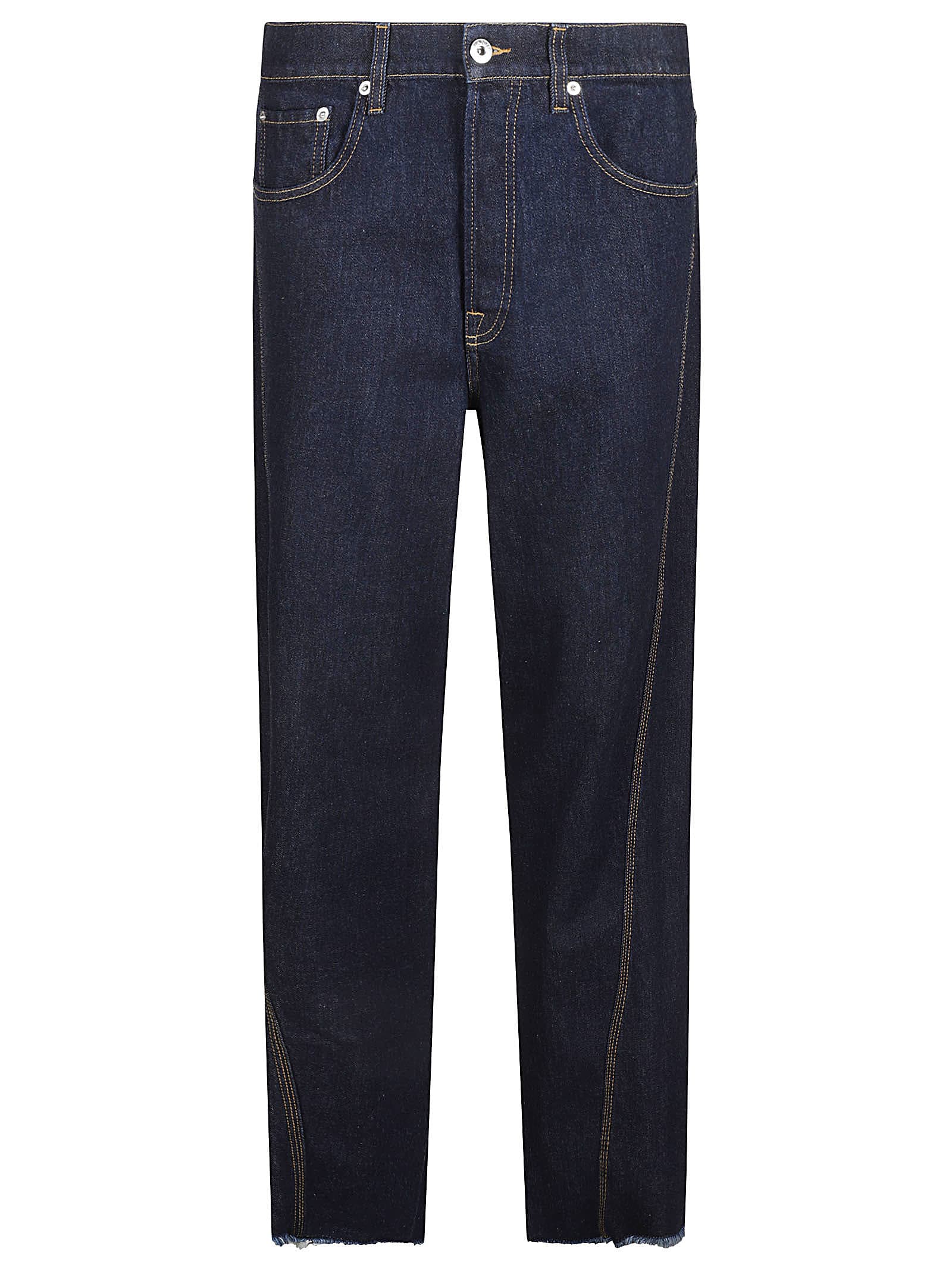 Lanvin Wide Straight Leg 5 Pockets Jeans