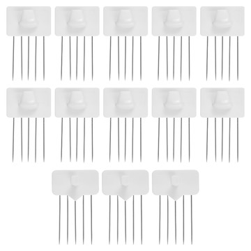 comet 針釘式壁勾 直型3個 + U型10個  白色  1組