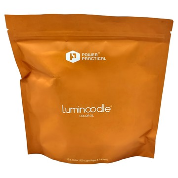 Power Practical Luminoodle Color XL 10英尺 LED 燈繩和燈籠  1條  白色