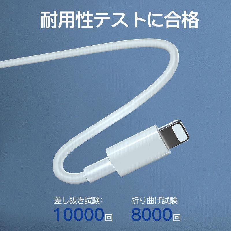 iPhone iPad 充電 ケーブル PD Type-C to iphone 14 13 12 SE アイフォン 2M ライトニングケーブル 超高速  公式認証 タイプC セット 1M 2M 充電器 アップル | LINEブランドカタログ