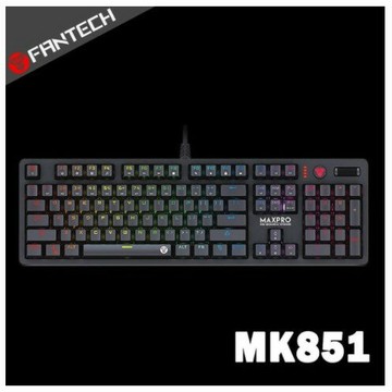 FANTECH MK851 RGB多媒體專業機械式電競鍵盤