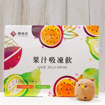 COSTCO 好市多 台灣 陳稼莊 果汁吸凍飲 百香果 芭樂 220公克 12入 果凍飲 果汁果凍 百香果果凍 芭樂果凍