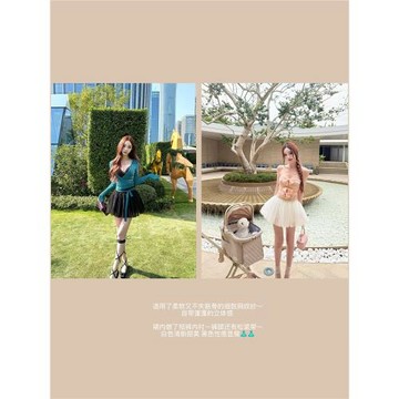 月亮Vera【芭蕾少女】高級感網紗半身裙女網紗裙短裙立體感蓬蓬裙