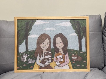 【加購】似顏繪加購紙質拼圖