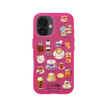 iPhone 16 Clear 粉漾桃 - 大人の図鑑 - 茶與咖啡編