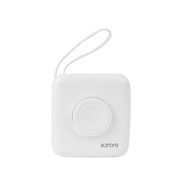 【KINYO】KPB-2651 8in1小方糖大容量雙線行動充 白色【三井3C】