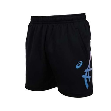 ASICS 男短版球褲-台灣製 吸濕排汗 五分褲 訓練 運動