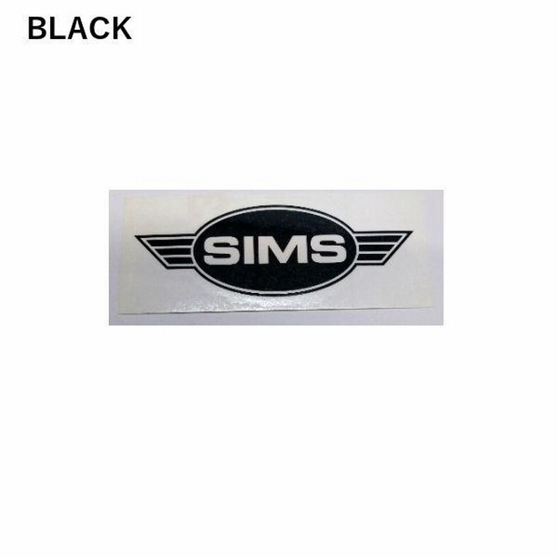 シムス SIMS SNOWBOARDS OVAL LOGO MEDIUM STICKER ステッカー