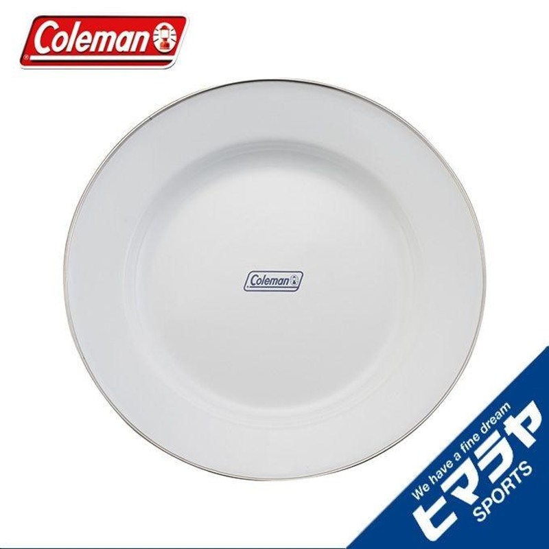 エナメルプレート　2000032360　Coleman　皿　コールマン　琺瑯プレート　食器　LINEショッピング