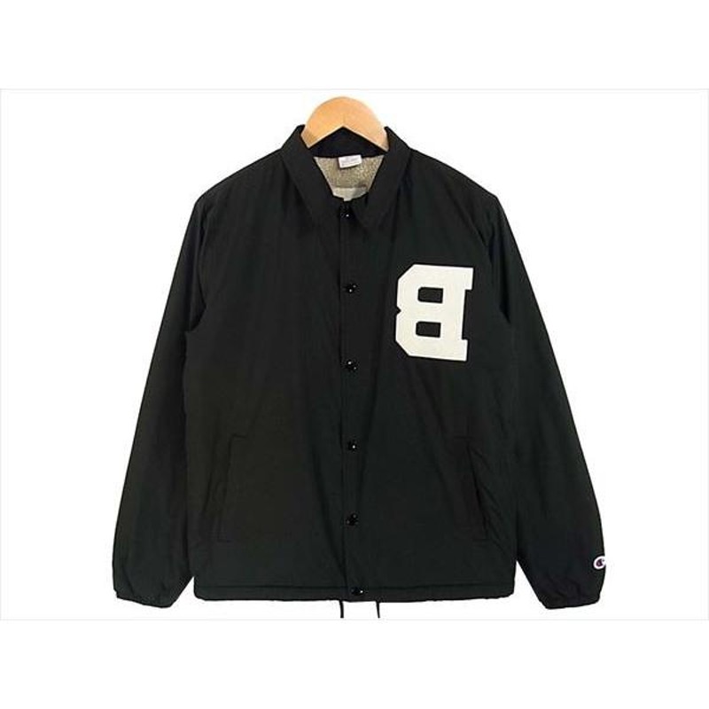 中古】美品 Champion チャンピオン × BAND OF OUTSIDERS バンド オブ アウトサイダース コーチ ジャケット ブラック系 S  /本店 | LINEブランドカタログ