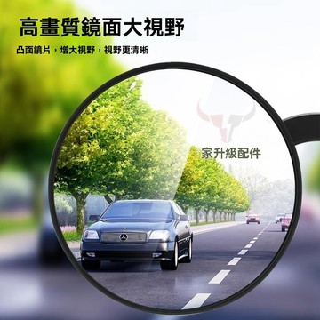 【臺灣出貨】摩托車手把後視鏡可摺疊電動車改裝車把堵頭反光鏡小圓鏡22MM通用