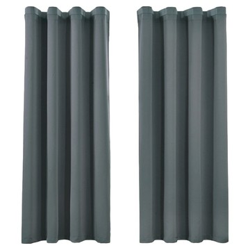 comet home 打孔式隔熱遮光窗簾  炭灰色  135*170cm  1件