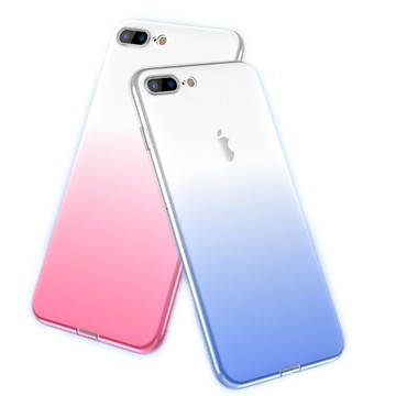 WENJIE【WI03】iPhone漸層系列手機殼軟殼超薄裸機手感6plus 6S 7 7plus蘋果 8
