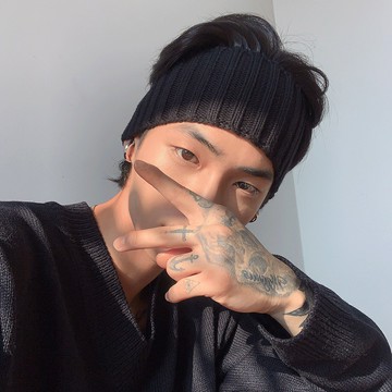 《 韓國製 正韓 條紋款 直條紋 髮套 髮帶 毛帽 頭套》 跟Raucohouse 頭戴同款商品