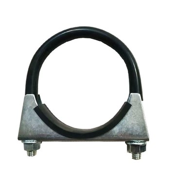 黑色包膠排氣管夾鍍鋅叉車強力卡箍農用車卡箍水泵U型螺絲KA