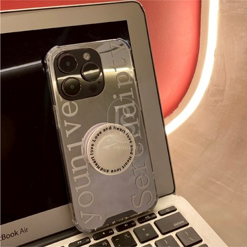 【3C_P.S】📱 現貨+免運🎉鏡面手機殼 (含支架）