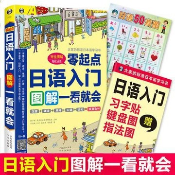 【書螢樓】零起點日語入門圖解 簡體 一看就會發音語法單詞句子對話標準日語書籍學 正品保障