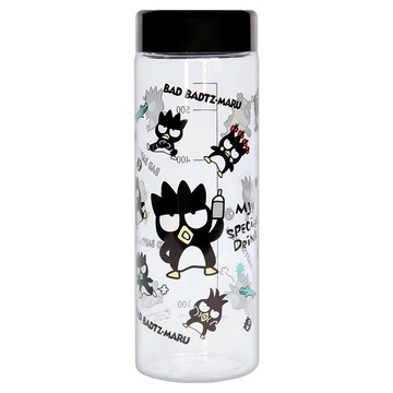 Sanrio 三麗鷗 Tritan 輕漾隨身水瓶  透明色 + 黑色  600ml  1個