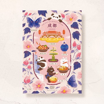 postcard-美好中國系列-成都