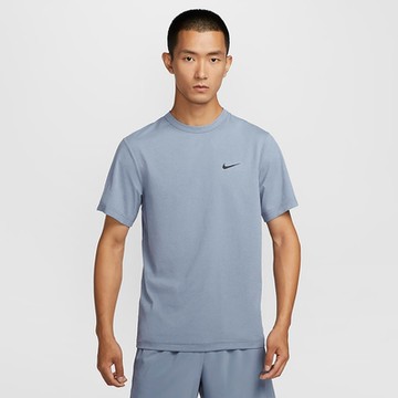 NIKE 上衣 男款 短袖上衣 運動 AS M NK DF UV HYVERSE SS 灰藍 DV9840-493