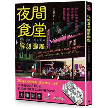夜間食堂解剖圖鑑：設計師帶你逛夜店，邊看邊吃，解密創意同時體驗樂趣