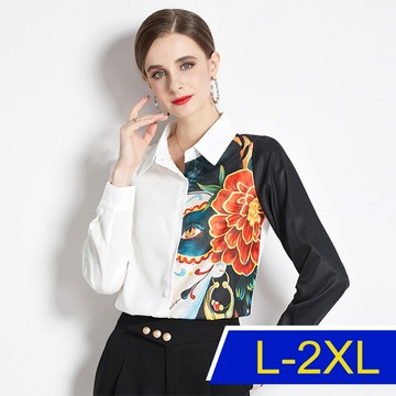 【韓國K.W.-歐美】KM2782高端訂製鑽光晶燦上衣(T恤/ 襯衫 /高爾夫球衫/設計師/韓國進口)