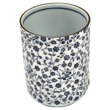 有田燒 壽司手握杯 Set 陶瓷材質  白色 + 藍色  1個