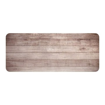 QIDINA 特大加厚仿真滑鼠墊/背景桌墊  復古木紋 木紋色  1個