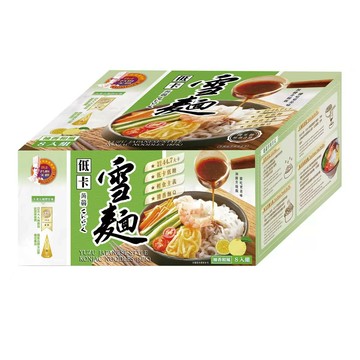 名廚美饌 柚香和風低卡蒟蒻雪麵 360公克 X 8入組