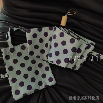 雨傘 遮陽傘 全自動雨傘 太陽傘 折疊傘 波點複古雨傘女折疊便攜晴雨兩用學生高顔值防曬防紫外綫太陽傘