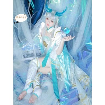 【果凍小布丁】王者榮耀cos服西施新皮膚游龍清影全套cosplay服裝女送龍珠