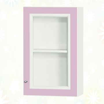 文創集 南亞塑鋼 艾倫多彩1.3尺單開門塑鋼衛浴吊掛櫃(六色可選)-40.6x23.5x65cm免組
