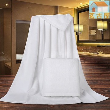 純棉加大厚浴巾美容院皮膚管理鋪床浴巾毛巾被足浴沙發巾訂製logo