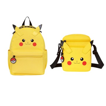 【Pokemon】 皮卡丘 側背包 後背包 寶可夢包包 防盜口袋後背包 兒童包包 斜背包