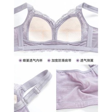 大胸顯小胸內衣女夏天薄款防下垂胸罩夏季聚攏收副乳無鋼圈文胸